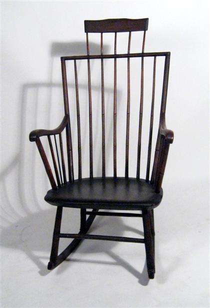 Comb back Windsor rocking chair 4bb98