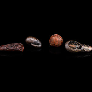 Four Japanese Netsuke 19th 20th 2f5402