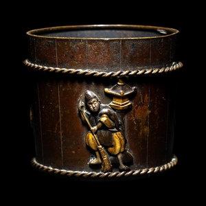 A Japanese Mixed Metal Bucket Form 2f5418