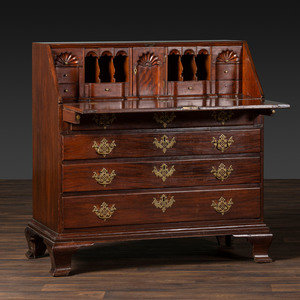 A Chippendale Figured and Shell Carved 2f5568