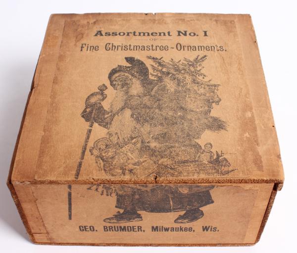 AN 1880S GEO BRUMDER WOOD CHRISTMAS