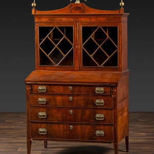 A Federal Inlaid Mahogany Secretary 2f557e