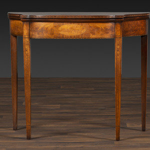 A Federal Figured and Inlaid Mahogany 2f558b