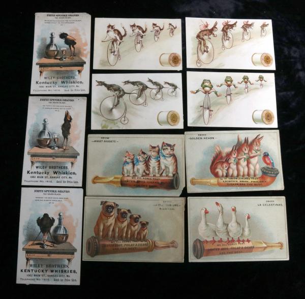 A COLLECTION OF 133 ANTIQUE TRADE 2f55cf