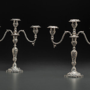 A Pair of American Repousse Silver 2f55f5