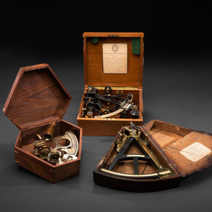 Three Cased English Navigational Instruments
Late