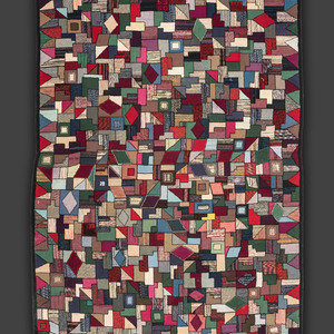 An American Crazy Quilt Hooked 2f5634