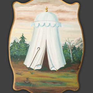 An Oddfellows Painted Lodge Sign Circa 2f5643