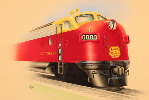 BEN DEDEK PAINTING OF KC SOUTHERN 2f5674