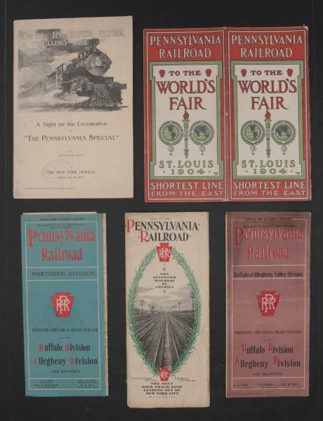 14 PIECES OF PENNSY RR EPHEMERA 2f5797