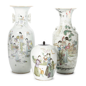 Two Chinese Famille Rose Porcelain