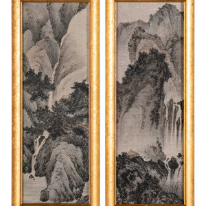 Anonymous Chinese 19th Century Mountainscape 2f5838