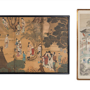 Two Chinese Ink and Color Paintings 1  2f5835