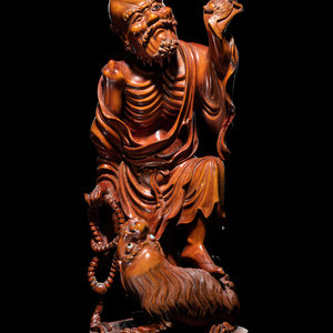 A Chinese Carved Boxwood Figure 2f587b