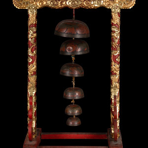 A Set of Gongs with Matching Carved 2f5889