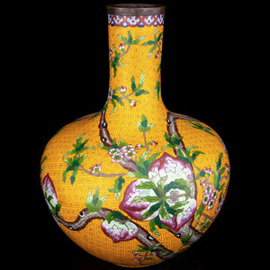 A Large Cloisonn Enamel Vase  2f58a3