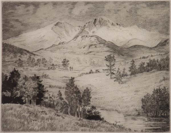 LYMAN BYXBE (1886-1980) PENCIL