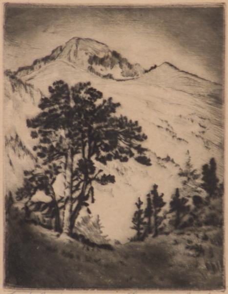 LYMAN BYXBE (1886-1980) PENCIL