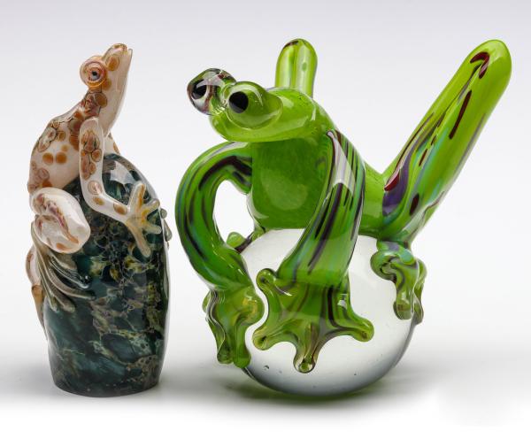 FROG PAPERWEIGHTS - M. TOWNSEND