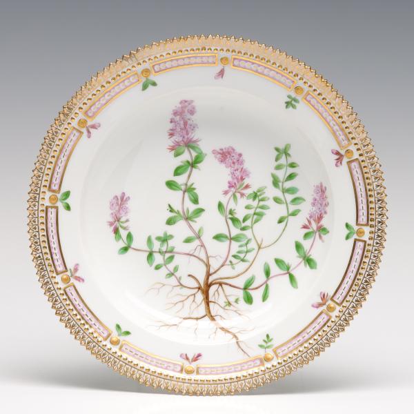 ROYAL COPENHAGEN FLORA DANICA SOUP PLATEThe