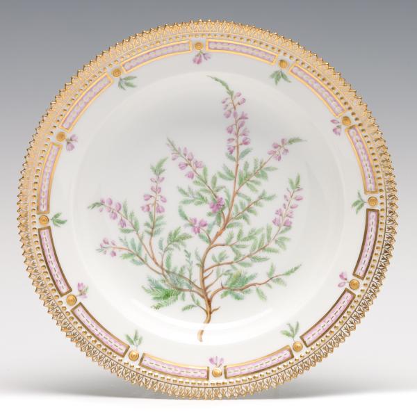 ROYAL COPENHAGEN FLORA DANICA SOUP PLATEThe