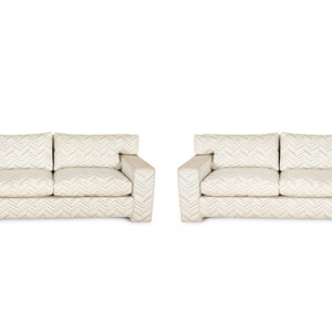 A Pair of Contemporary French Chevron 2f59d3