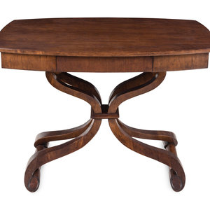 A Contemporary Walnut Center Table Height 2f59cf