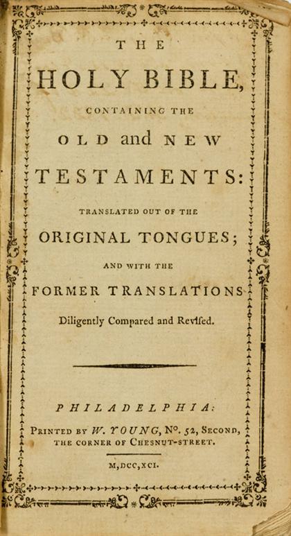 1 vol The Holy Bible Philadelphia  4bc35