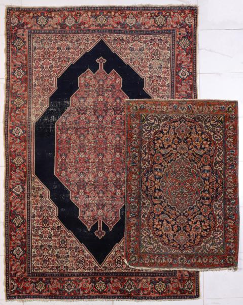 TWO PERSIAN RUGS INCLUDING ANTIQUE 2f5a9b