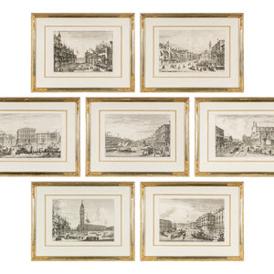 Seven Marieschi Prints
comprising