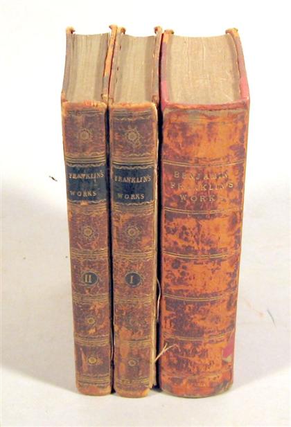 3 vols Franklin Benjamin Works 4bc45