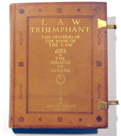 1 portfolio.  Oakley, Violet. Law Triumphant,