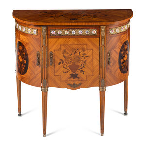 A Louis XVI Style Marquetry Gilt 2f5cf3