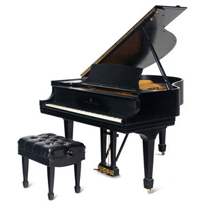 A Steinway and Sons Black Lacquer