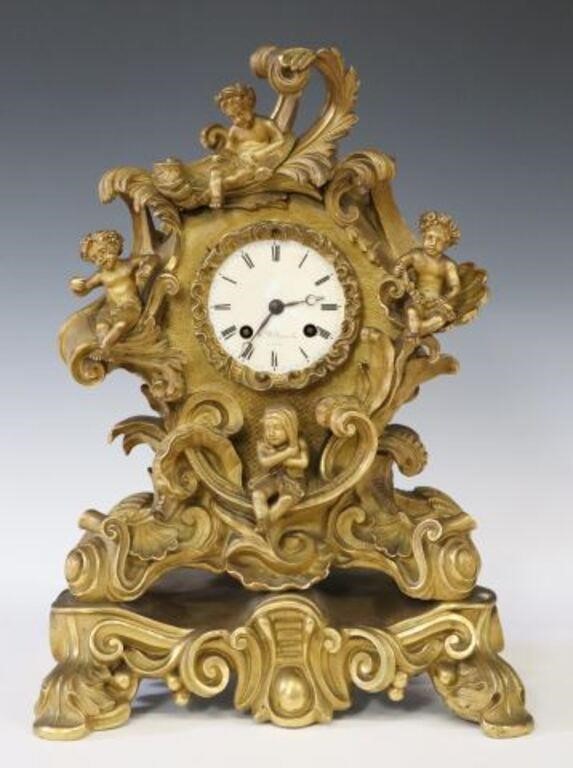 FRENCH LOUIS XV STYLE BRONZE DORE 2f8469