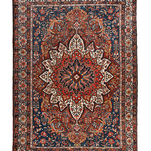 A Bakhtiari Wool Rug Circa 1940 14 2f8462