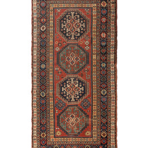 A Kazak Wool Rug Circa 1900 7 feet 2f846a