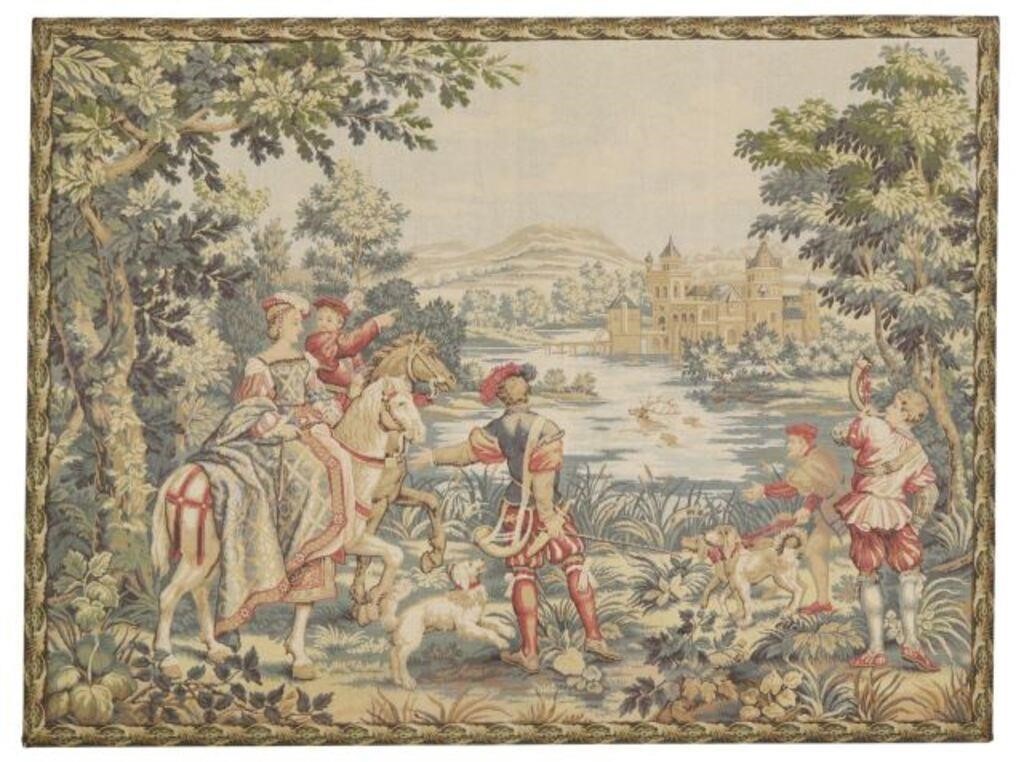 LARGE FRENCH JACQUARD TAPESTRY