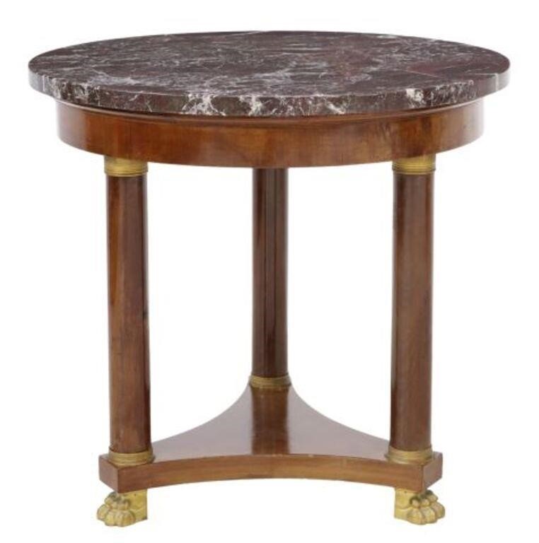 FRENCH EMPIRE STYLE MARBLE TOP 2f848e