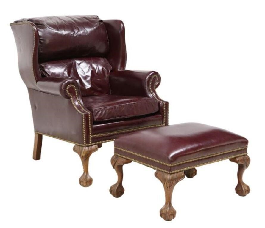  2 HANCOCK MOORE LEATHER ARMCHAIR 2f8490