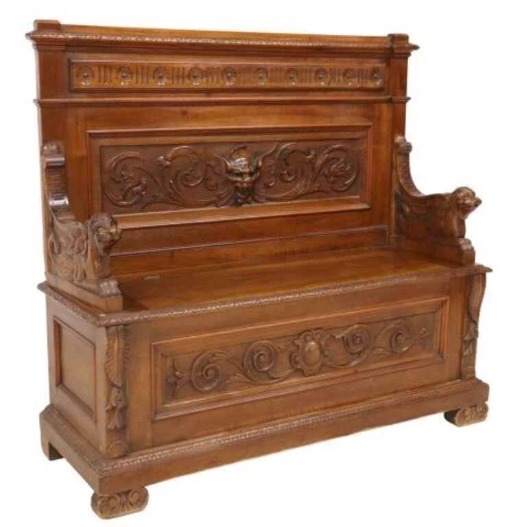 RENAISSANCE REVIVAL CARVED WALNUT 2f84b5