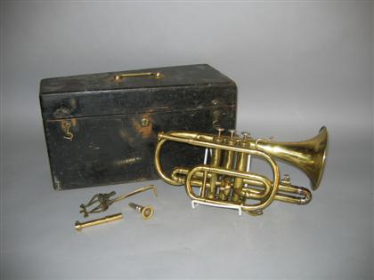 Marching cornet    Stamped Riviere