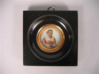 A Continental miniature portrait 4c085
