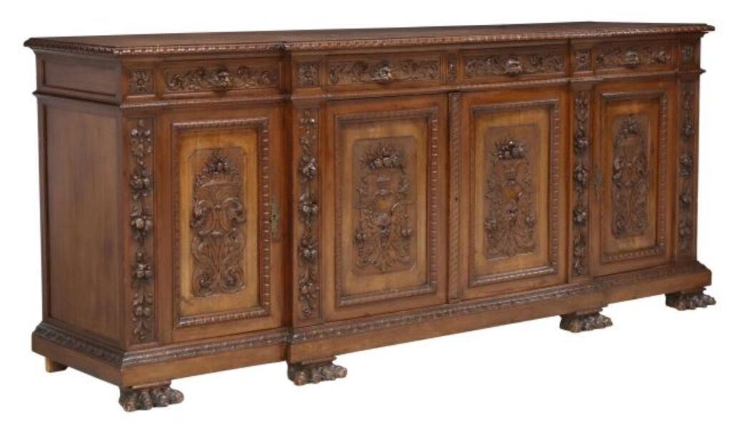 ITALIAN RENAISSANCE REVIVAL WALNUT 2f8535