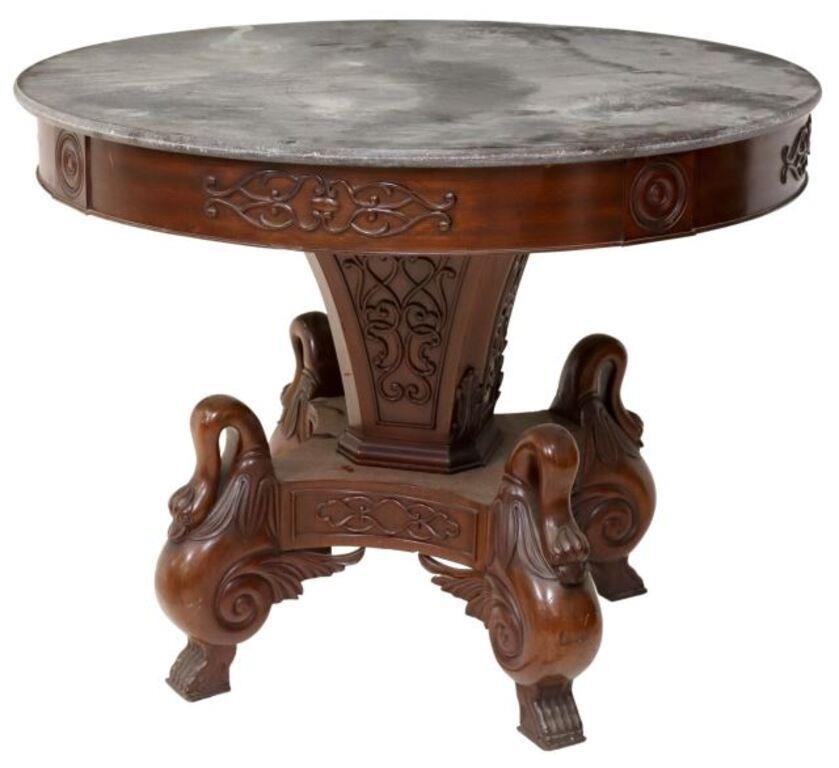 FRENCH EMPIRE STYLE MARBLE TOP 2f8550