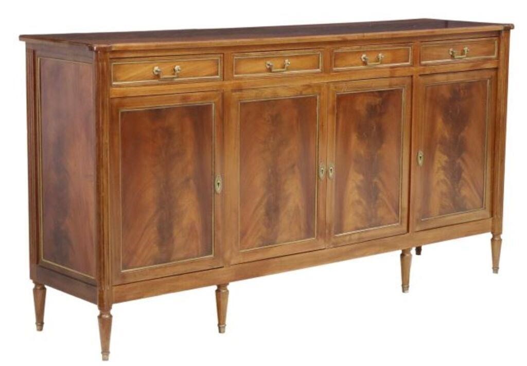 FRENCH LOUIS XVI STYLE FLAME MAHOGANY 2f8551