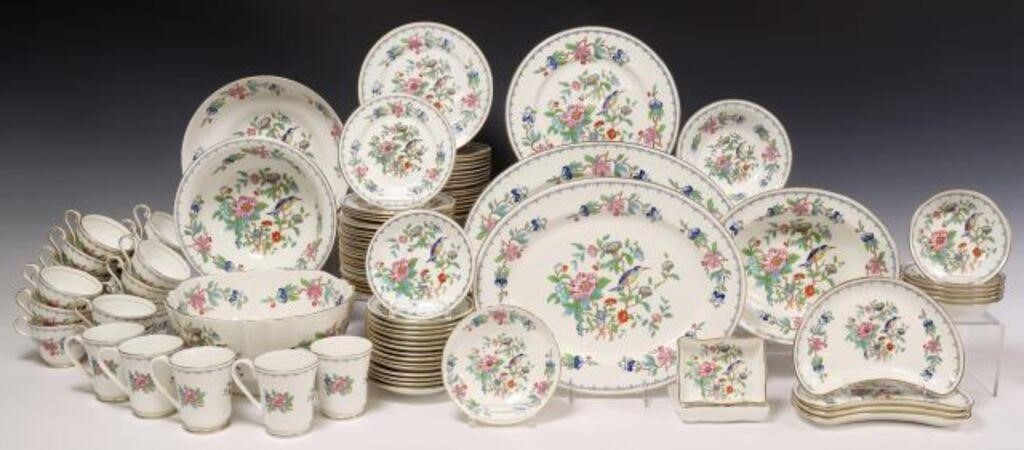 (134) AYNSLEY 'PEMBROKE' BONE CHINA