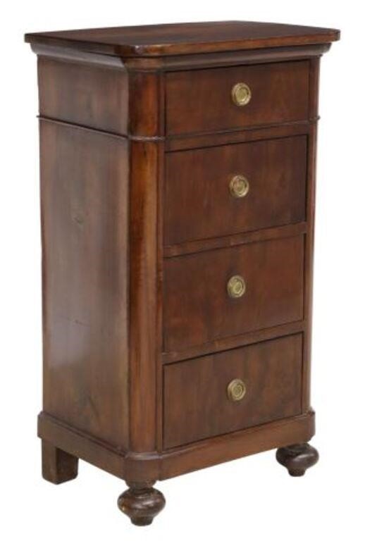 ITALIAN WALNUT PETITE CHEST WITH