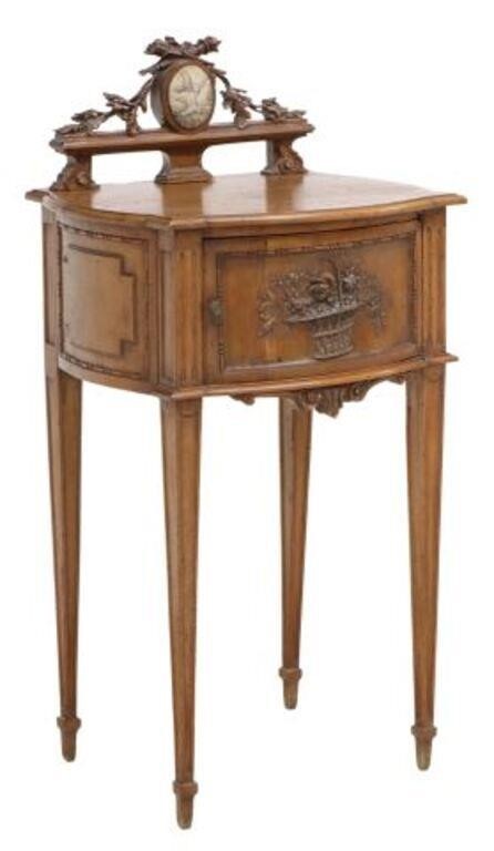 FRENCH LOUIS XVI STYLE CARVED BEDSIDE 2f85cb