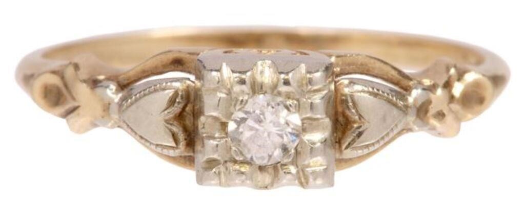 ESTATE 14KT YELLOW GOLD 0 10CT 2f85e6